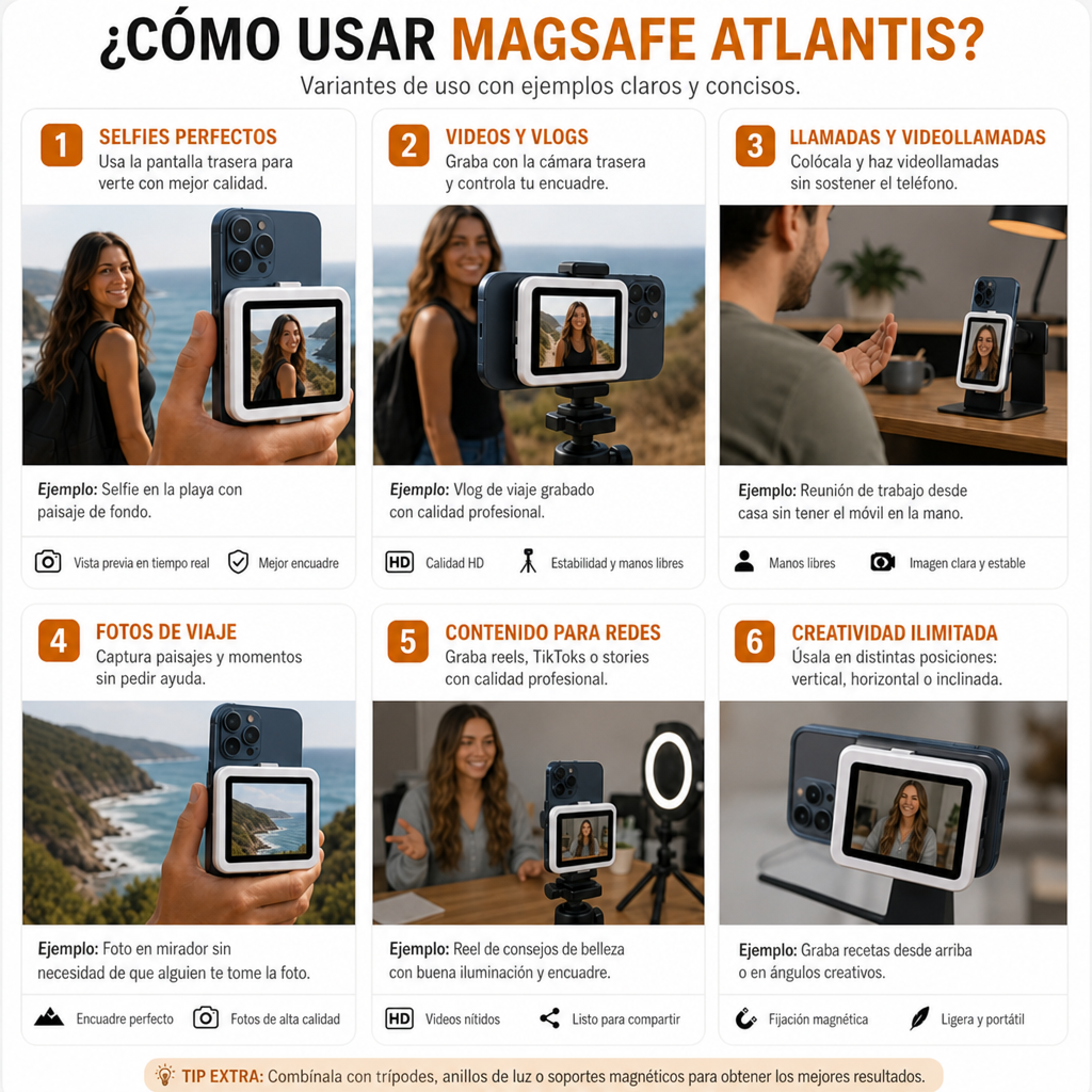 Pantalla Selfie Etlantis