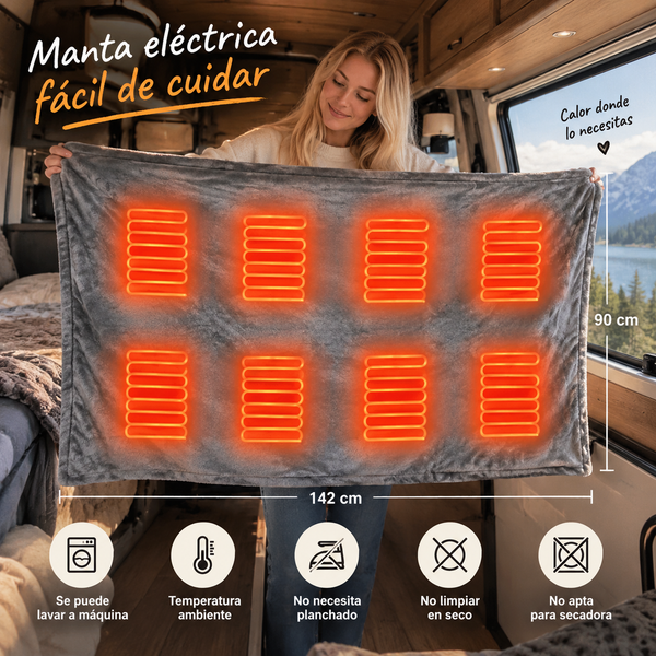 Manta eléctrica térmica