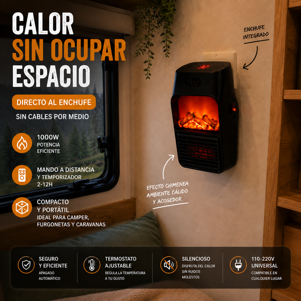 Calefactor FlameCamp™ 🔥