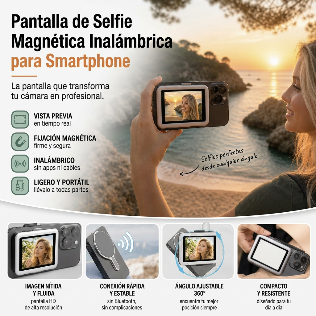 Pantalla Selfie Etlantis